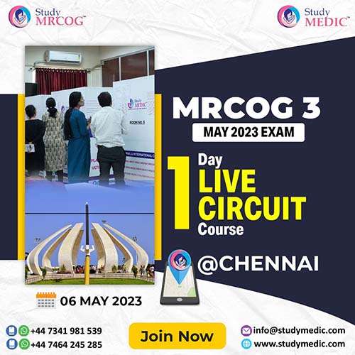 MRCOG P3 1 Day Live Circuit Course - Chennai