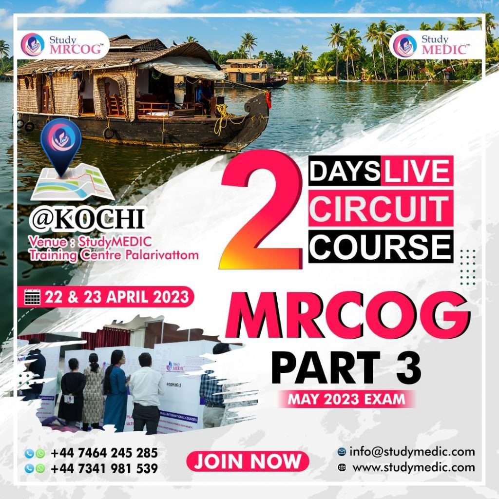 MRCOG Part 3 live circuit courses - Kochi