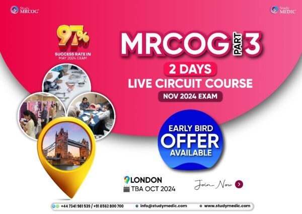 MRCOG Part 3 - 2 Days Live Onsite London Early bird offer available