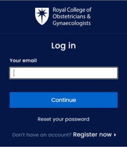 RCOG Login